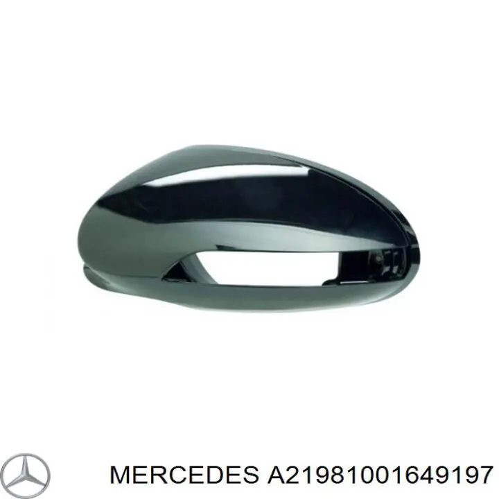 Накладка лівого бокового дзеркала Mercedes A21981001649197 ціна, від 50.66 USD