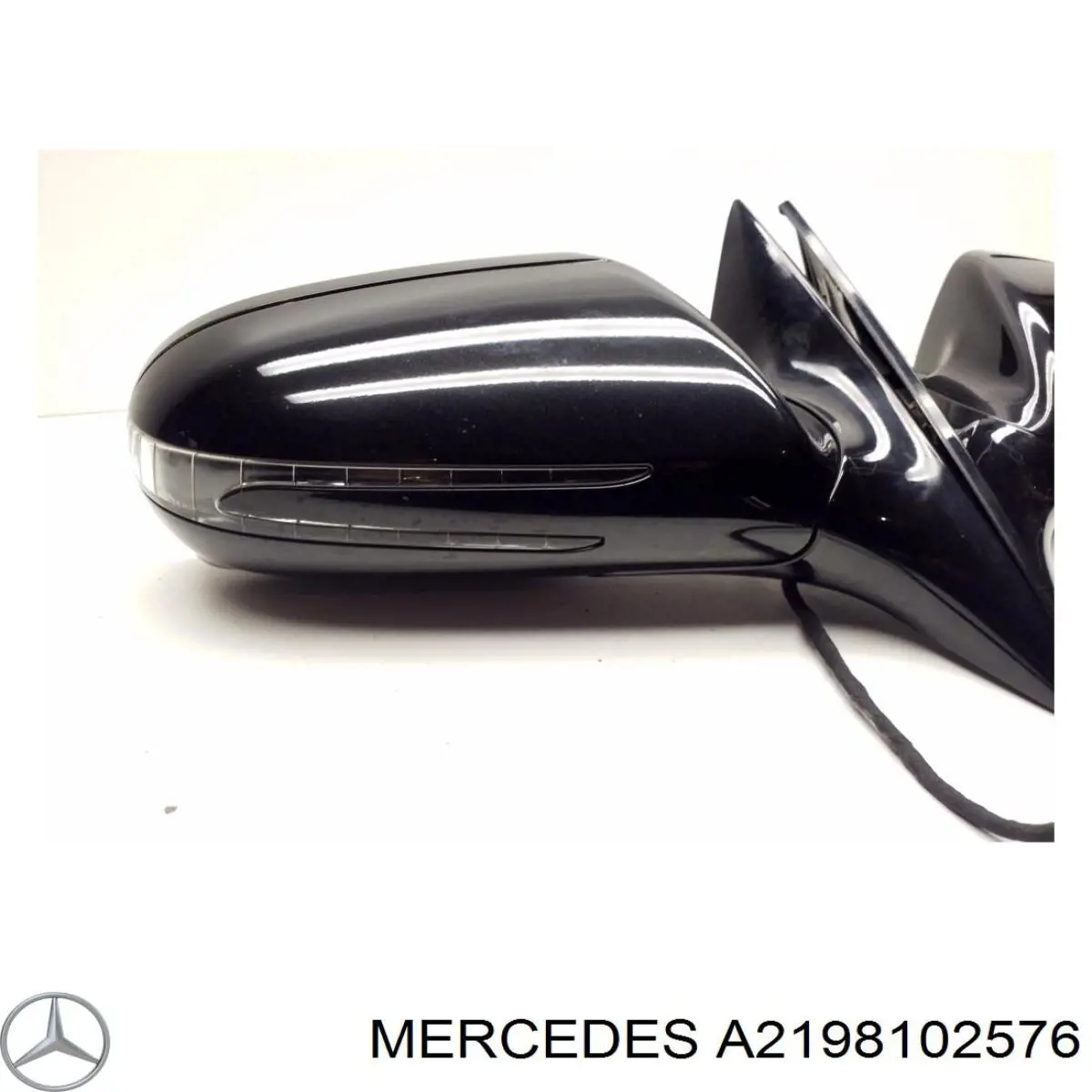 Корпус дзеркала заднього виду, лівого A2198102576 Mercedes