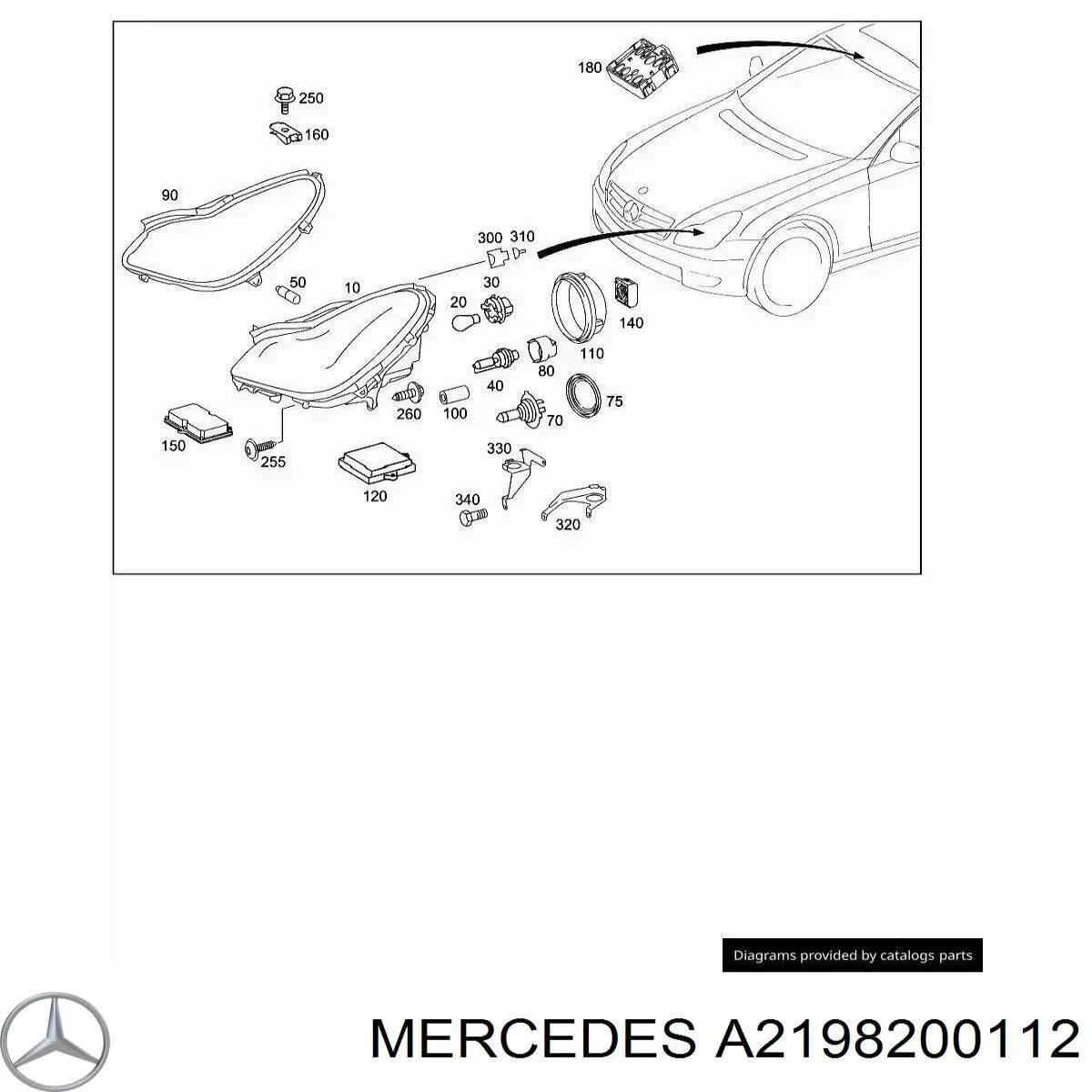 A2198200112 Mercedes 