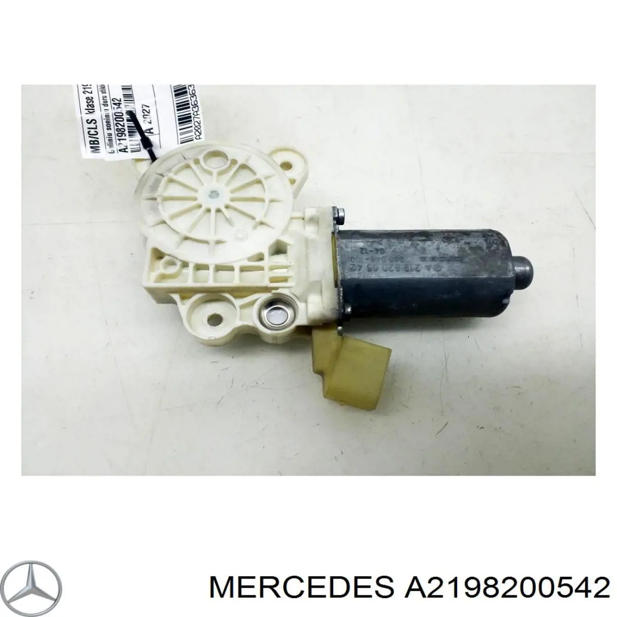 A2198200542 Mercedes Мотор склопідйомника водійських дверей