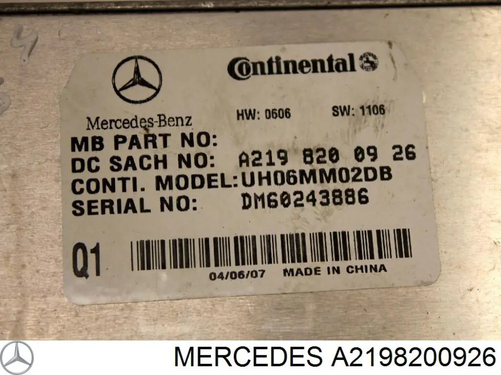  Mercedes A2308207026