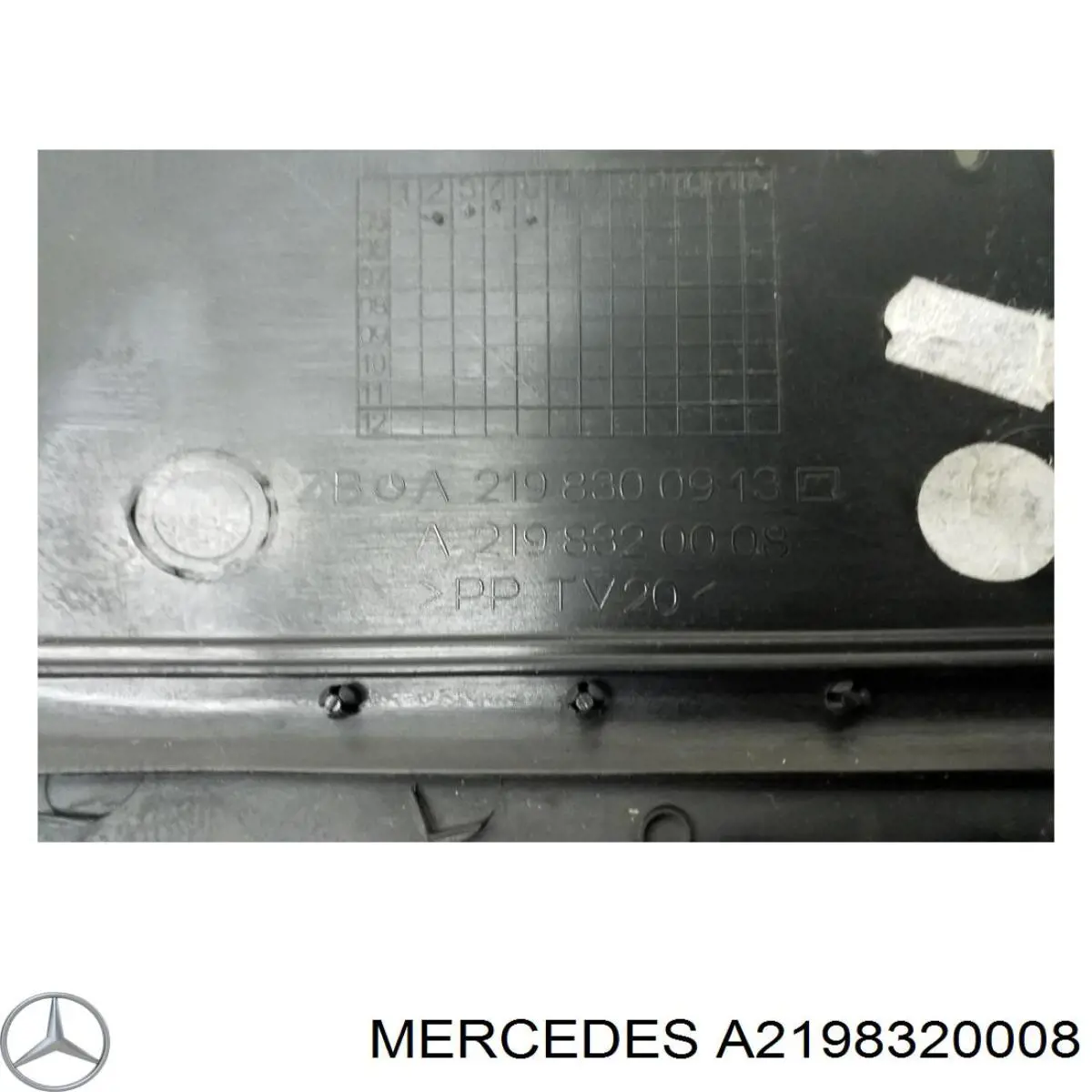  Mercedes A2198320008 ціна, від 25.40 USD