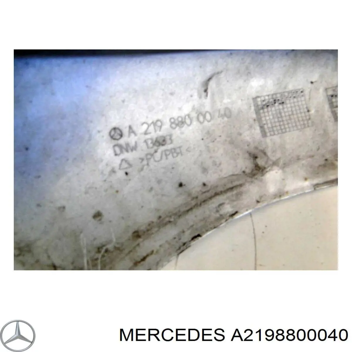 Передній бампер на Mercedes CLS C219