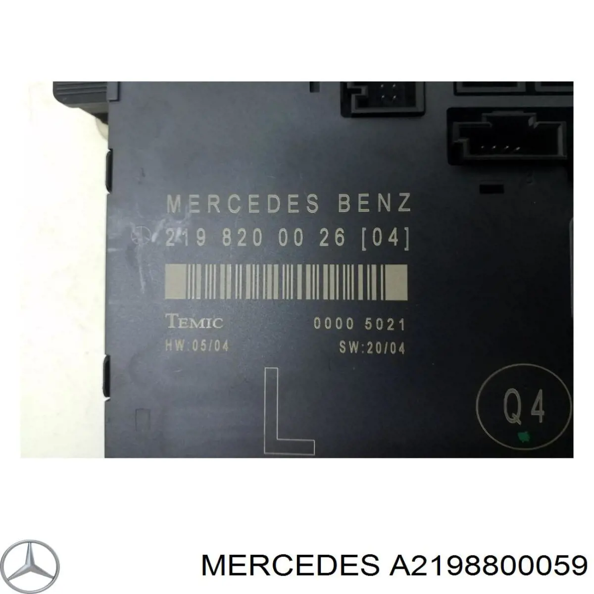  Mercedes A2198800059