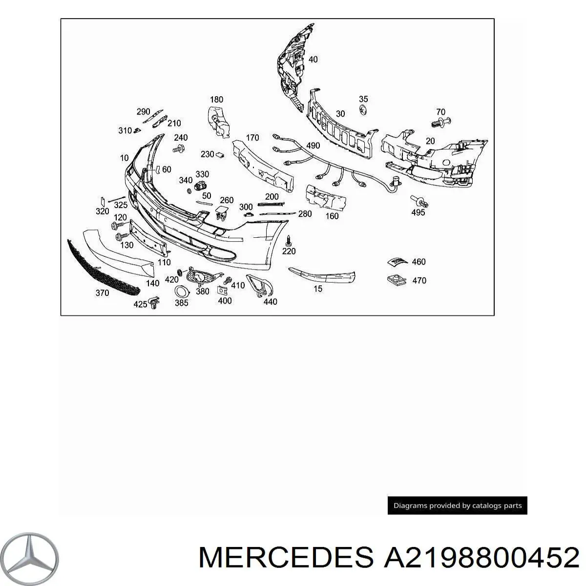  A2198800452 Mercedes