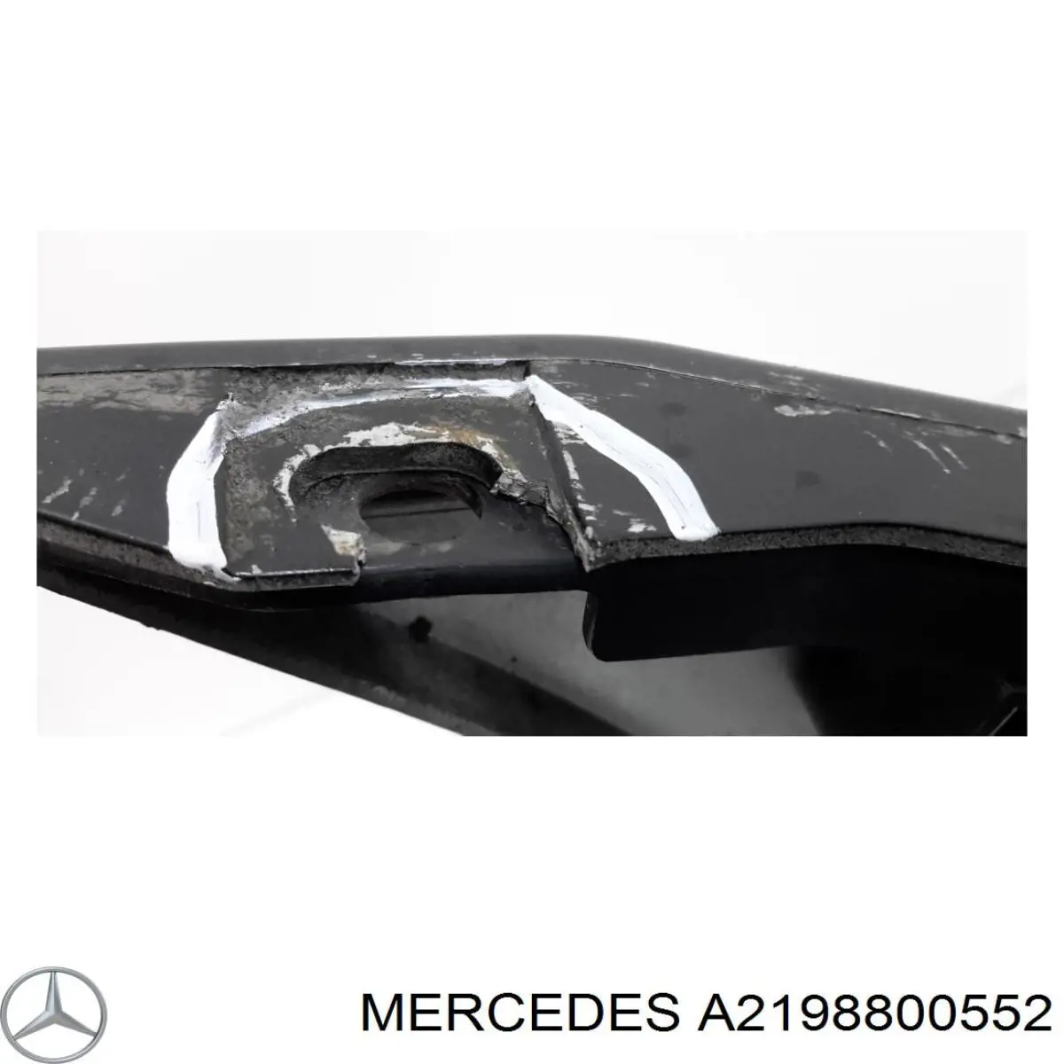 Купити A2198800552 Mercedes Кронштейн бампера заднього, центральний