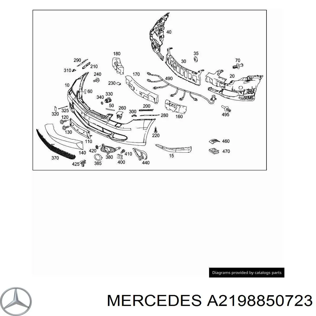 A2198850723 Mercedes 