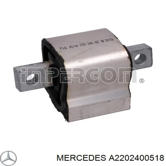 Подушка трансмісії (опора коробки передач) Mercedes A2202400518 ціна, від 17.94 USD