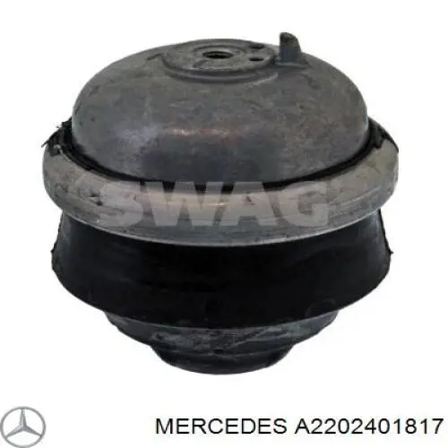 Права подушка двигуна Mercedes A2202401817 ціна, від 65.08 USD