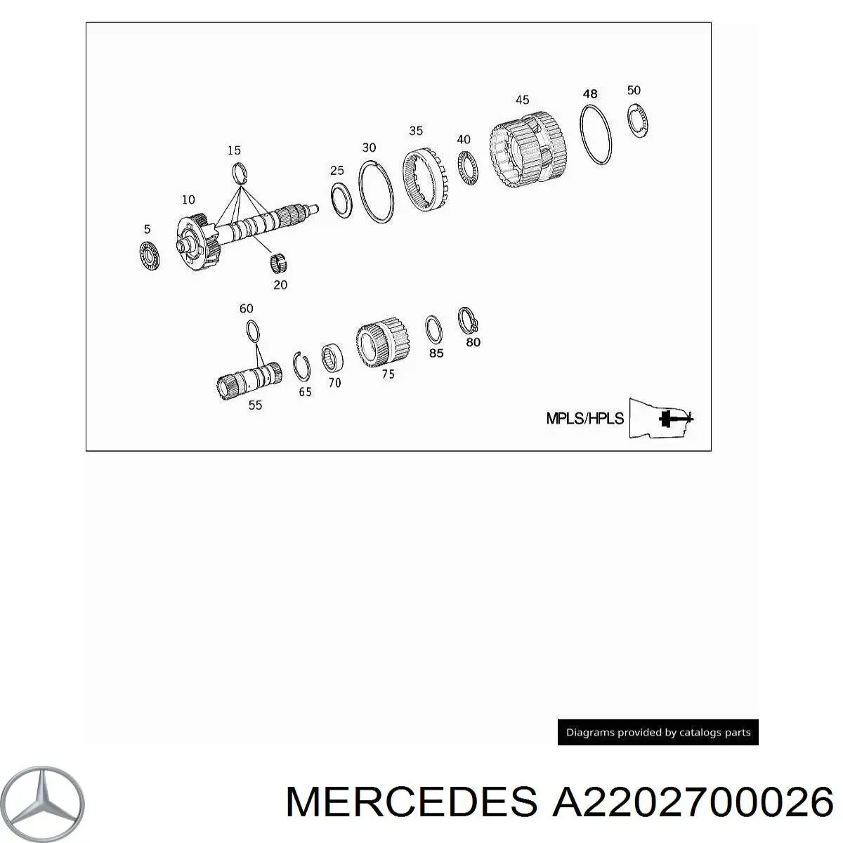A2202700026 Mercedes 