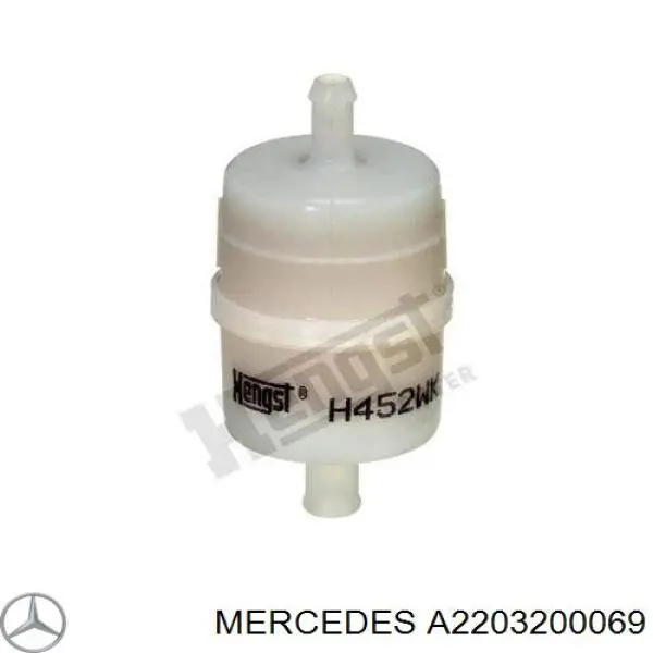 Купити A2203200069 Mercedes Фільтр повітряний компресора підкачки (амортизаторів)