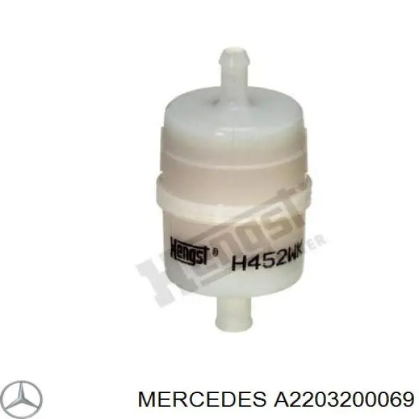 A2203200069 Mercedes фільтр повітряний компресора підкачки (амортизаторів)