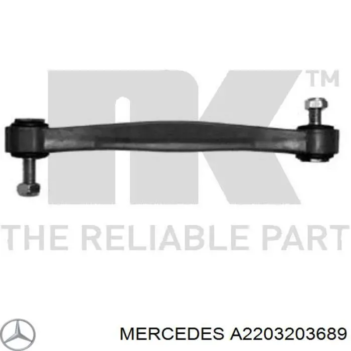 Лінк стабілізатора, заднього Mercedes A2203203689 ціна, від 11.19 USD