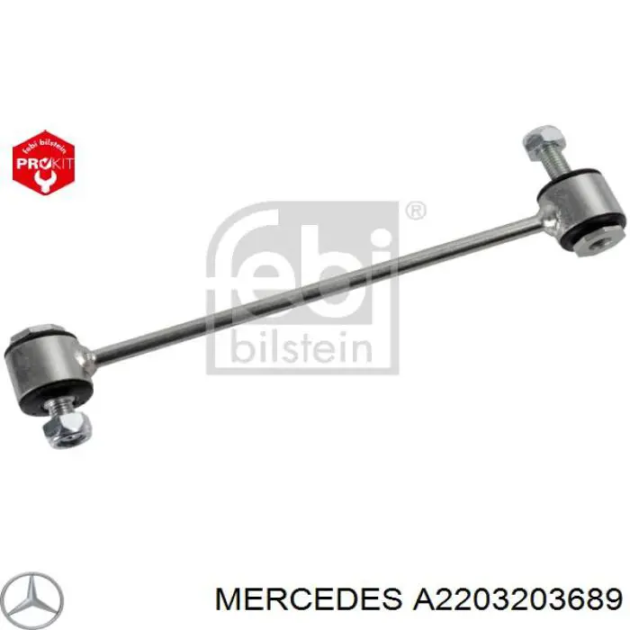 A2203203689 Mercedes Тяжка стабілізатора, заднього