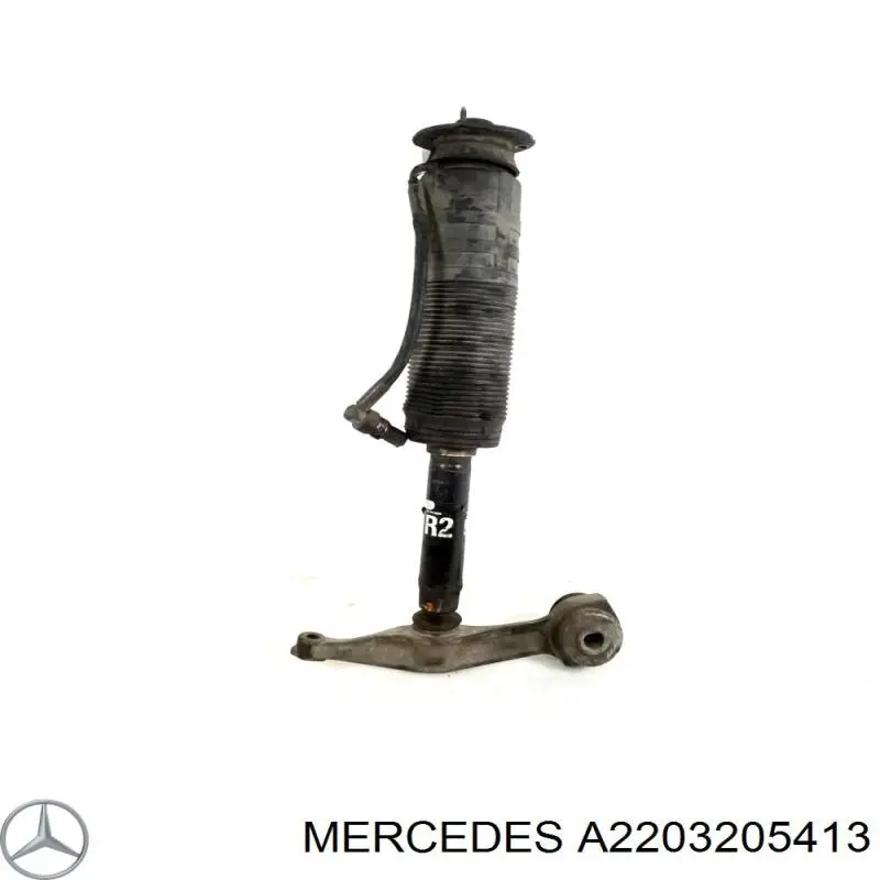 Амортизатор передній, правий Mercedes A2203205413 ціна, від 849.46 USD
