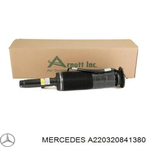 Амортизатор передній, правий Mercedes A220320841380 ціна, від 250.00 USD