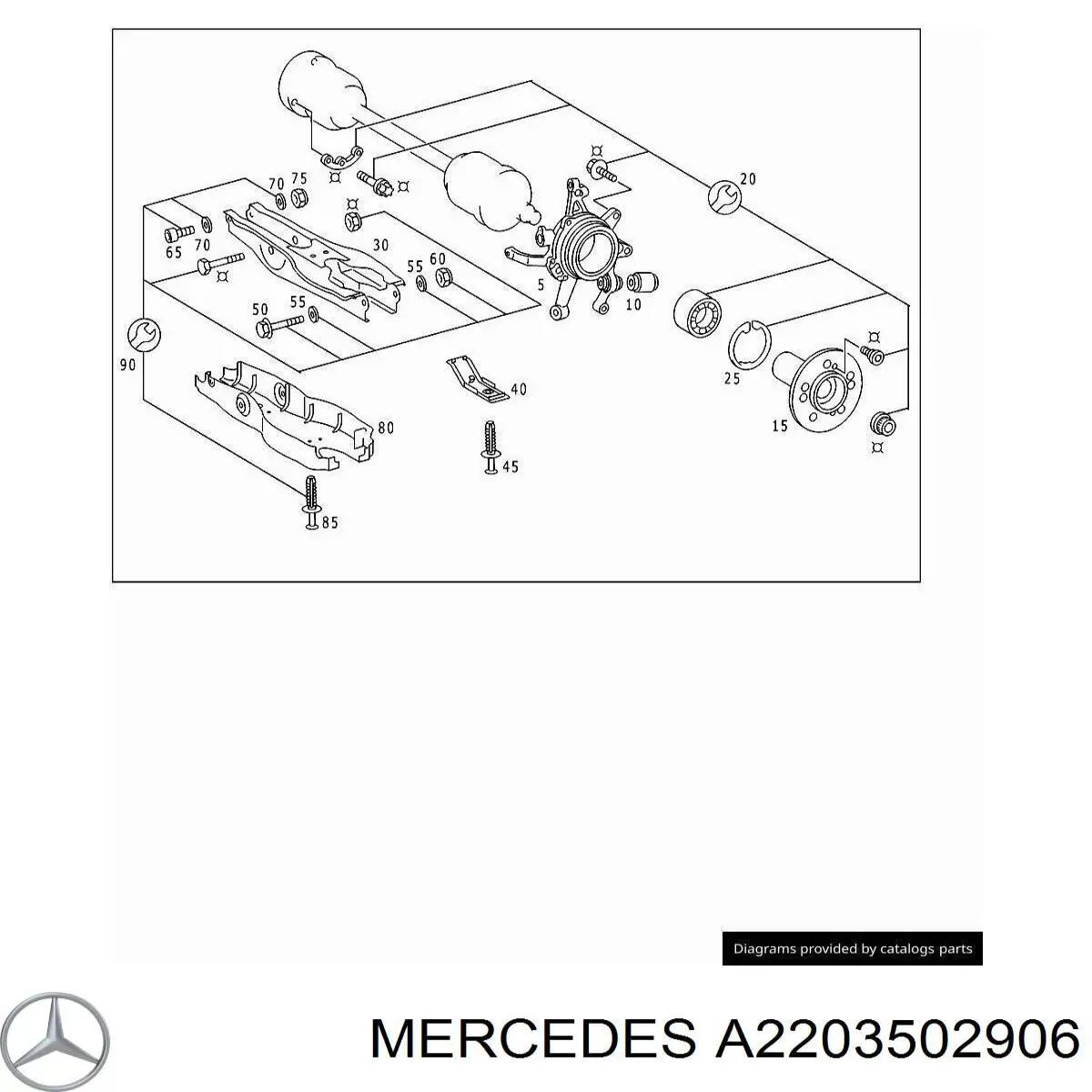 A2203502906 Mercedes 