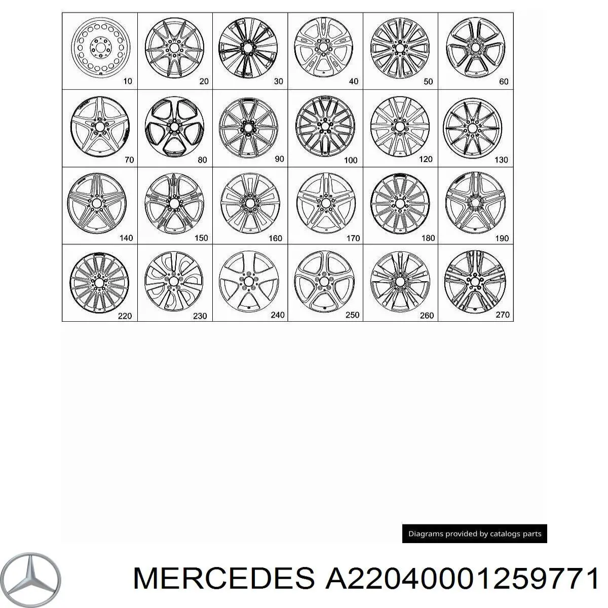  22040001259771 Mercedes