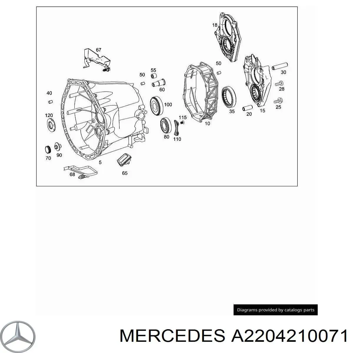 A2204210071 Mercedes 