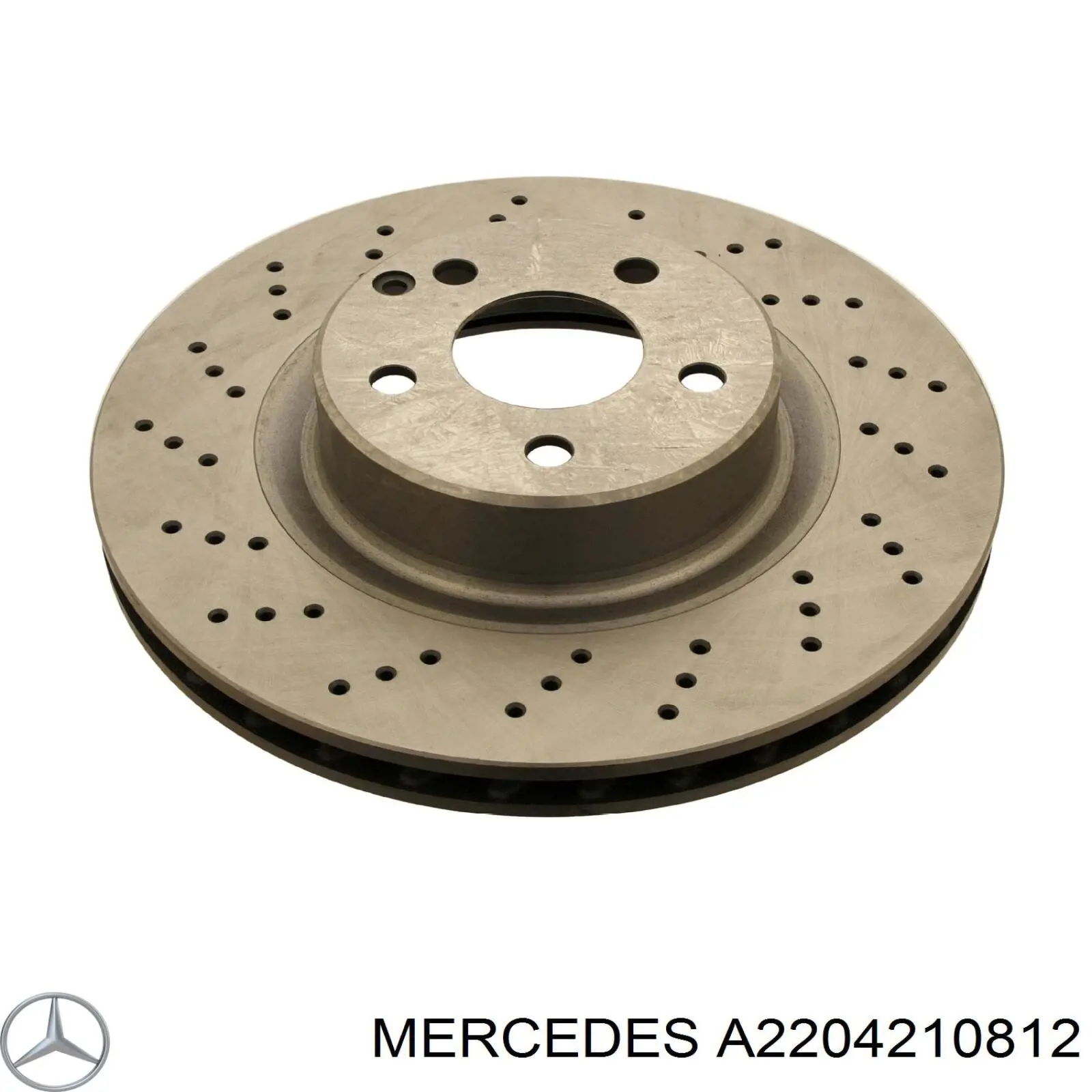 A2204210812 Mercedes Гальмо дискове переднє