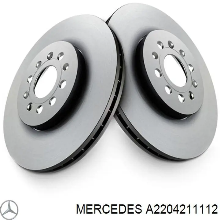 Диск переднього гальма Mercedes A2204211112 ціна, від 110.61 USD