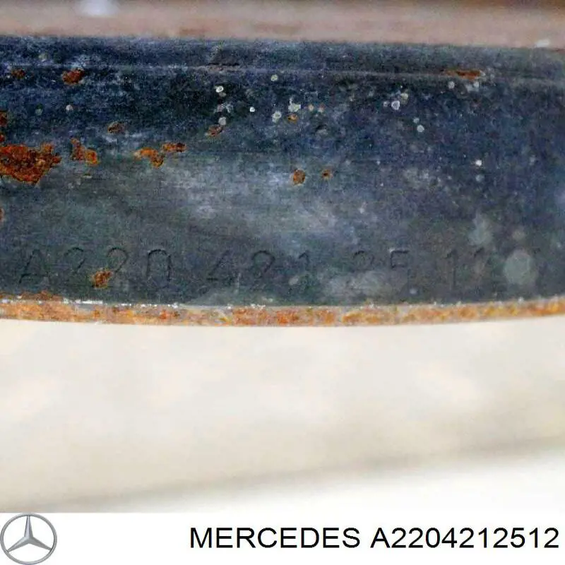 A2204212512 Mercedes Гальмо дискове переднє