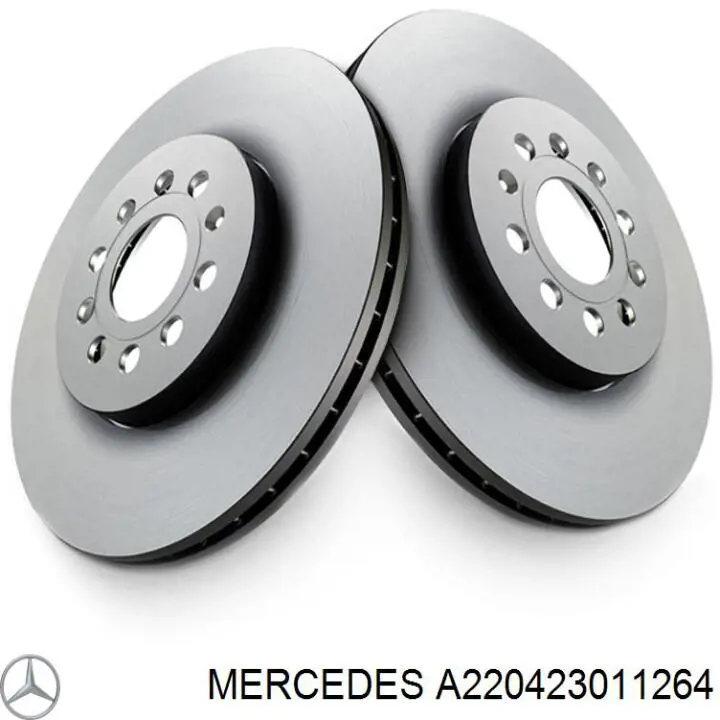A220423011264 Mercedes диск гальмівний задній