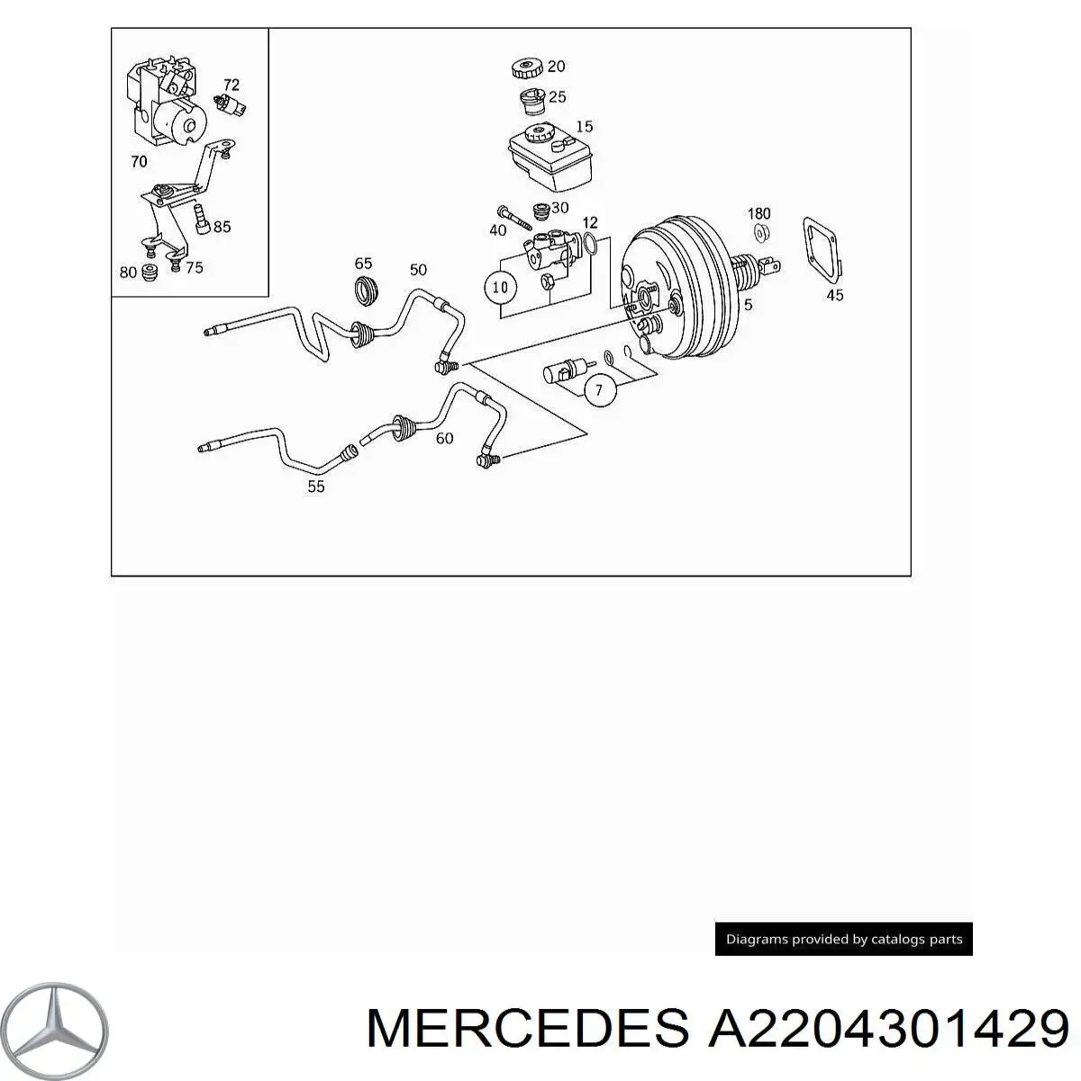 A2204301429 Mercedes 