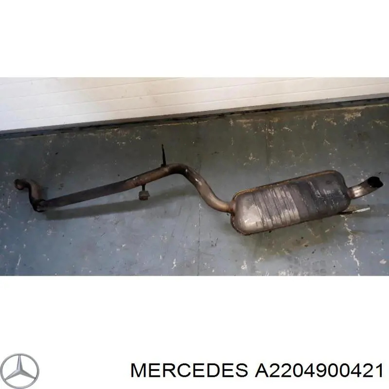 Вихлопна труба Mercedes A2204900421 ціна, від 643.82 USD