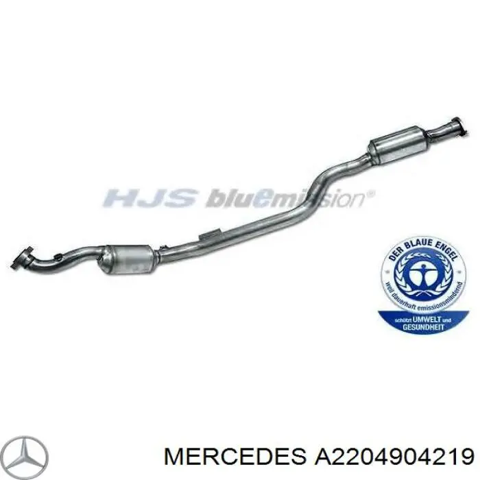 Конвертор-каталізатор, правий Mercedes A2204904219 ціна, від 2260.79 USD