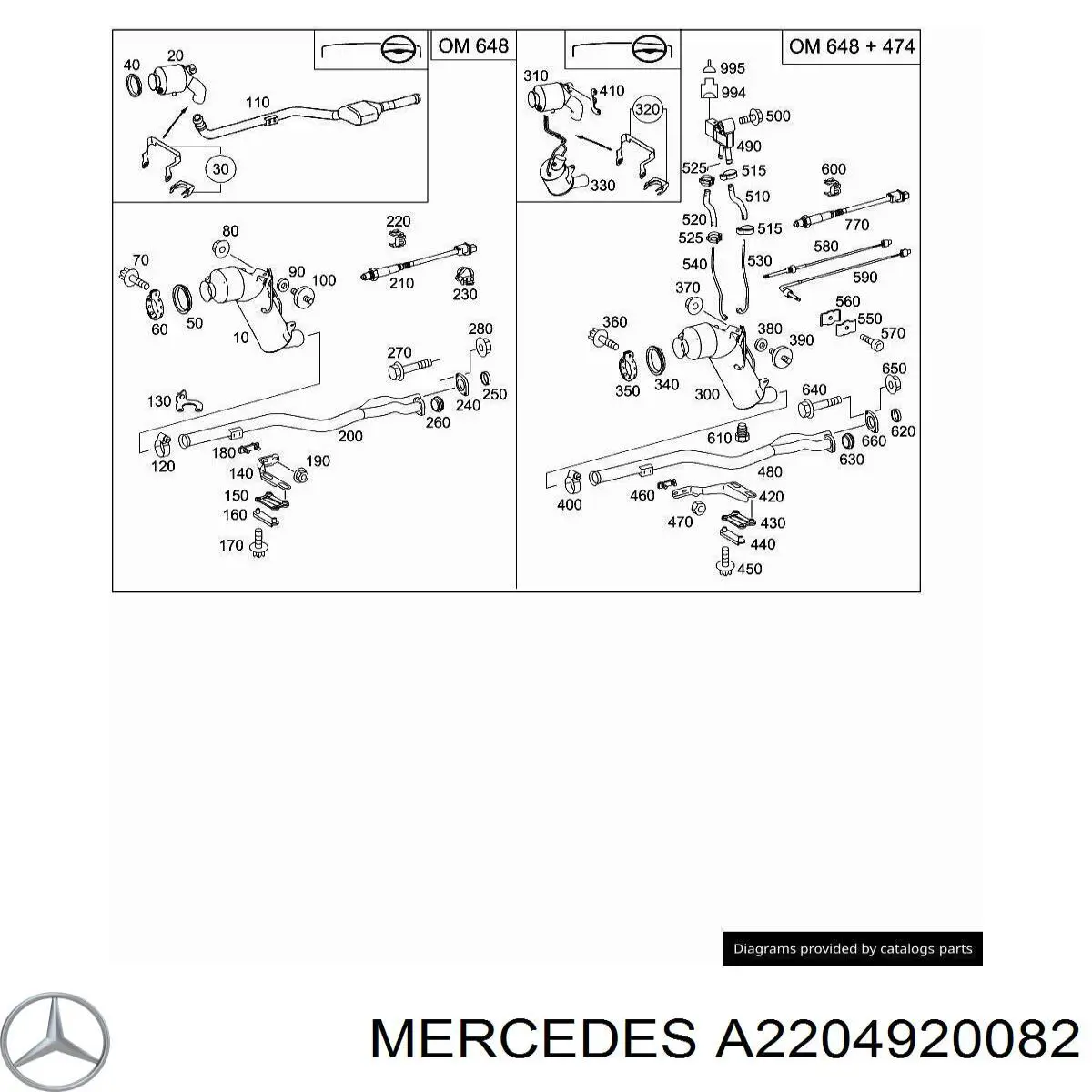 A2204920082 Mercedes 