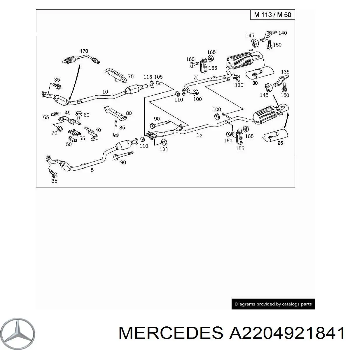 A2204921841 Mercedes 