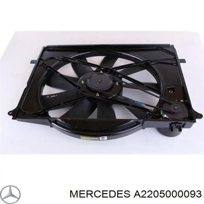 Вентилятор радіатора Mercedes A2205000093 ціна, від 123.04 USD