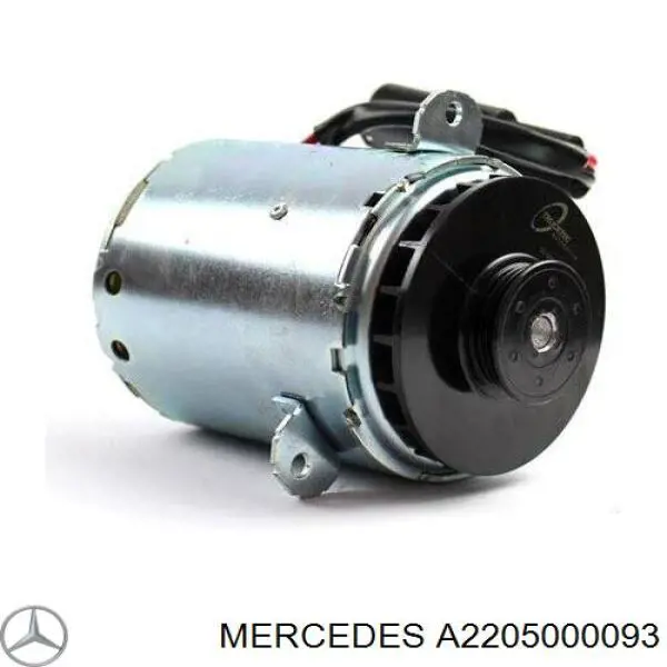 A2205000093 Mercedes електровентилятор охолодження в зборі (двигун + крильчатка)