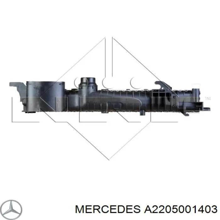 A2205001403 Mercedes Радіатор охолодження двигуна