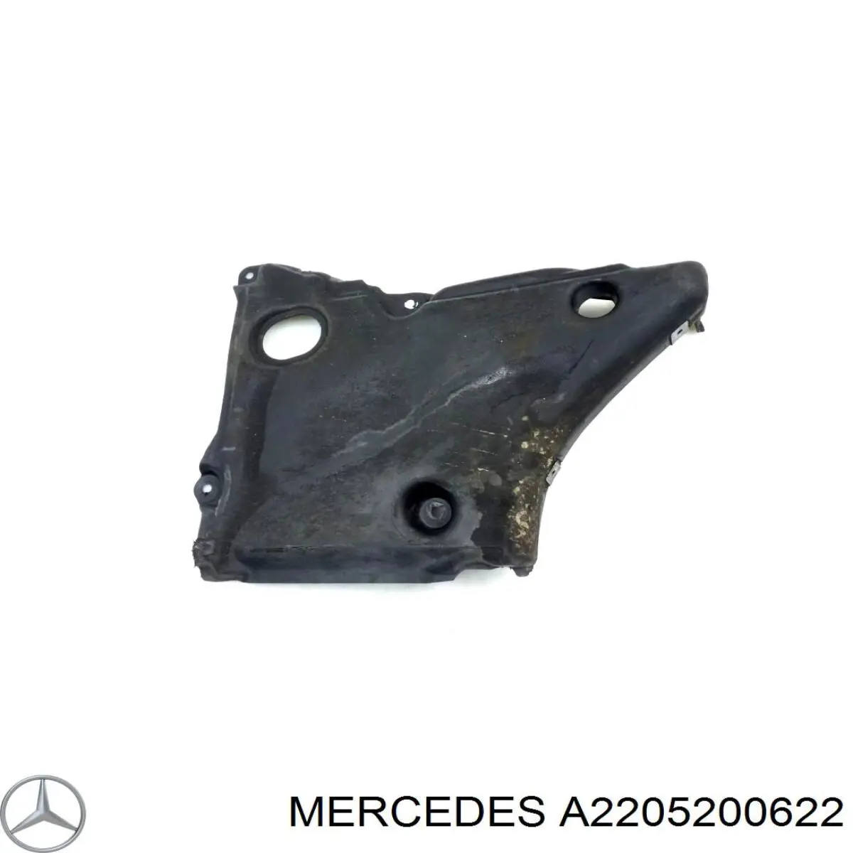 A2205201122 Mercedes захист двигуна задній