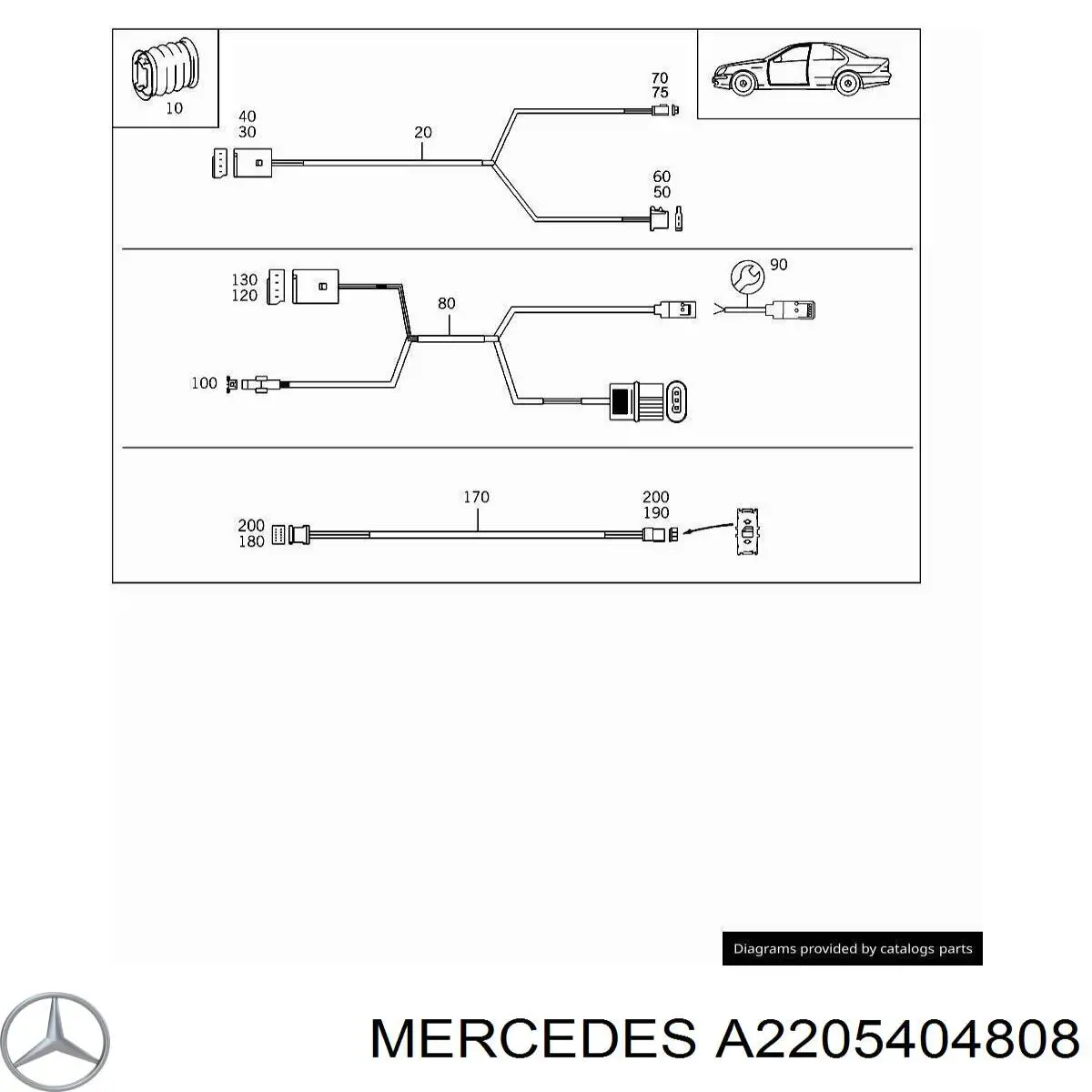 A2205404808 Mercedes 