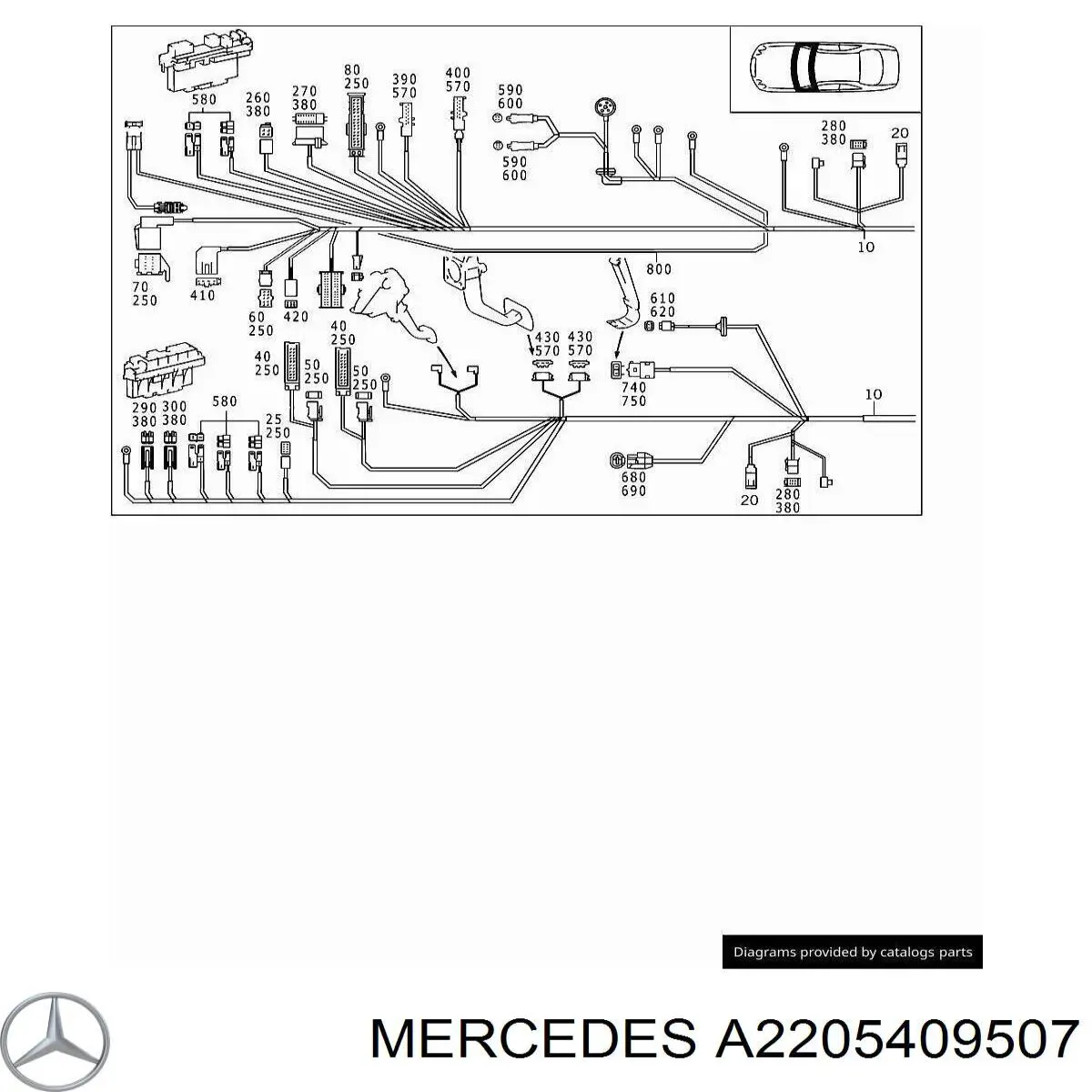 A2205409507 Mercedes 