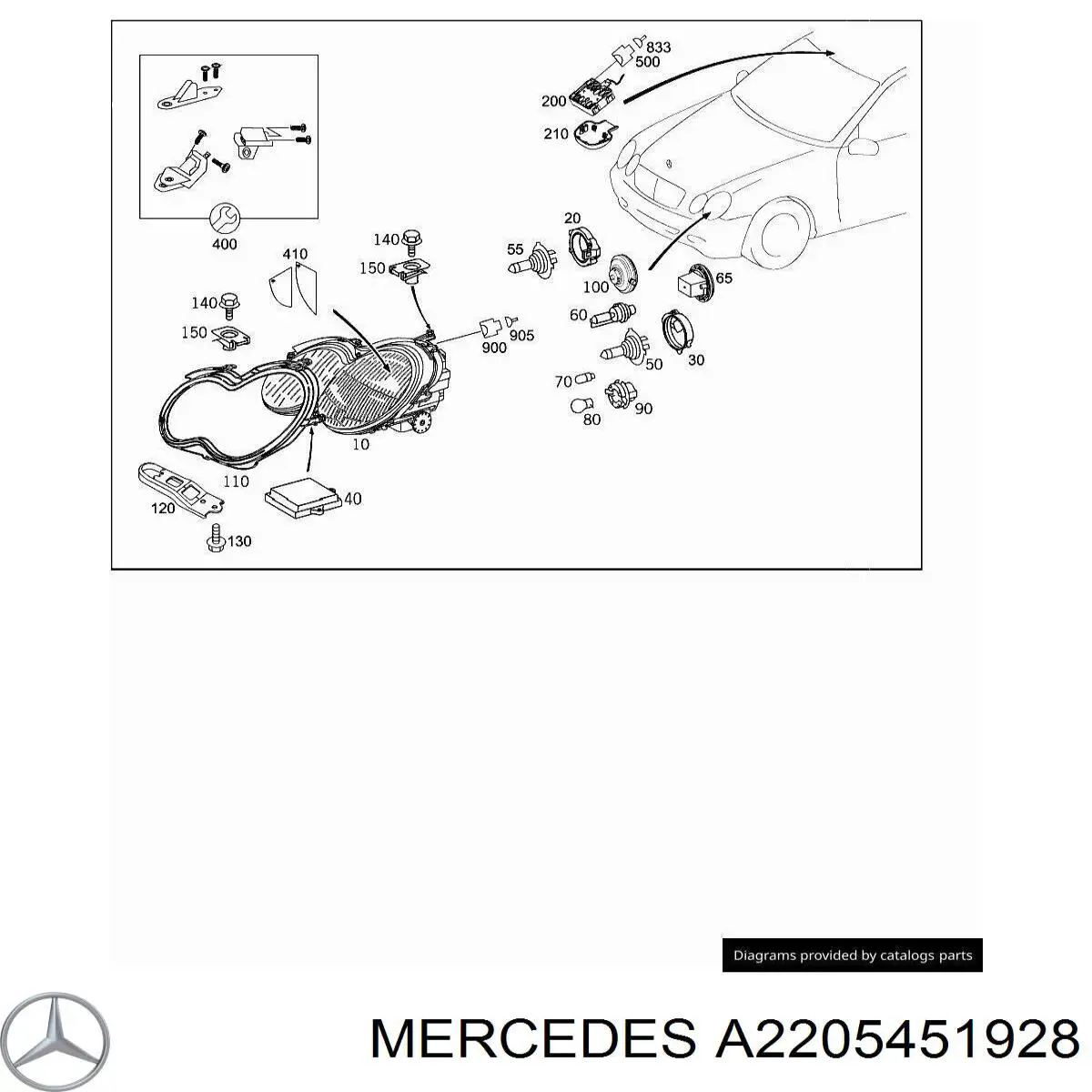  A2205451928 Mercedes