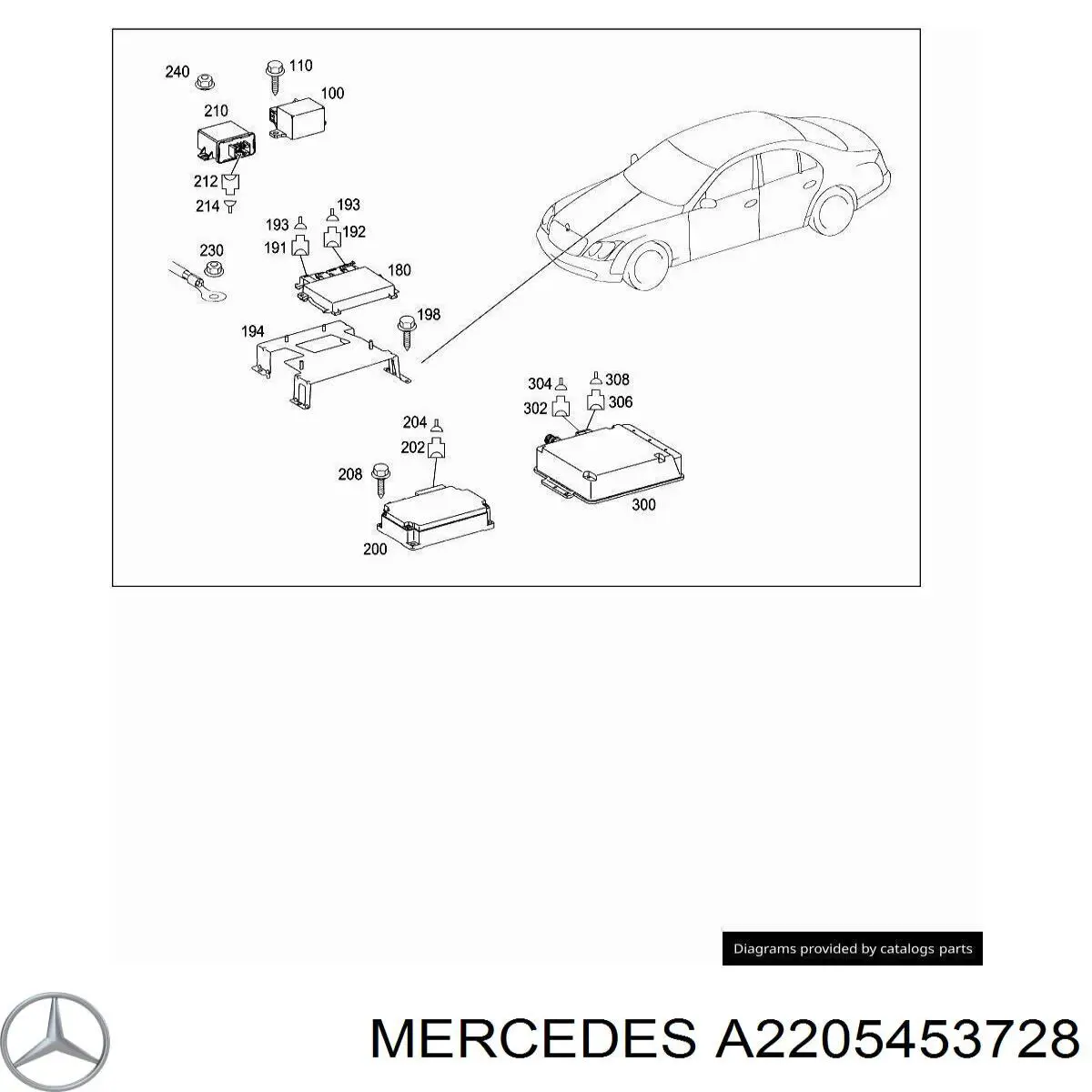  A2205453728 Mercedes