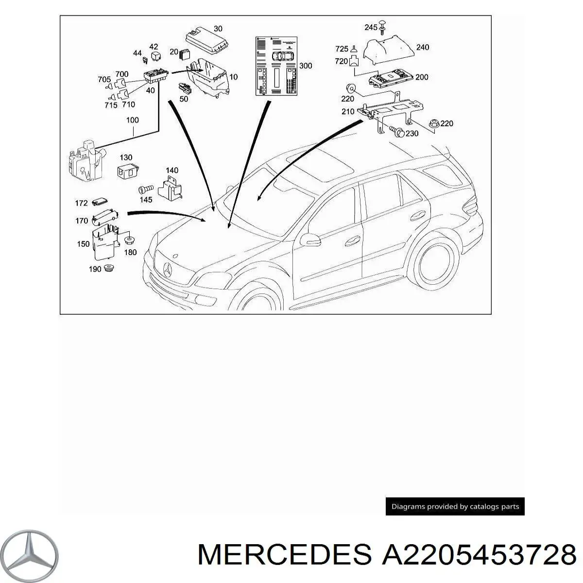  Mercedes A2205453728 ціна, від 3.06 USD