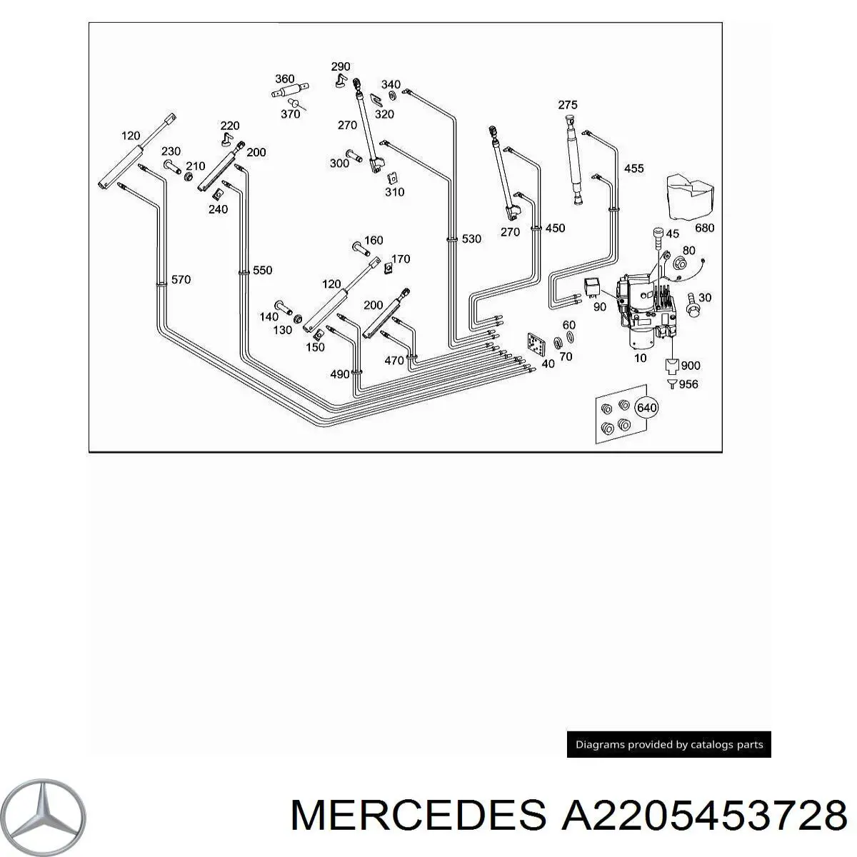 Купити A2205453728 Mercedes 