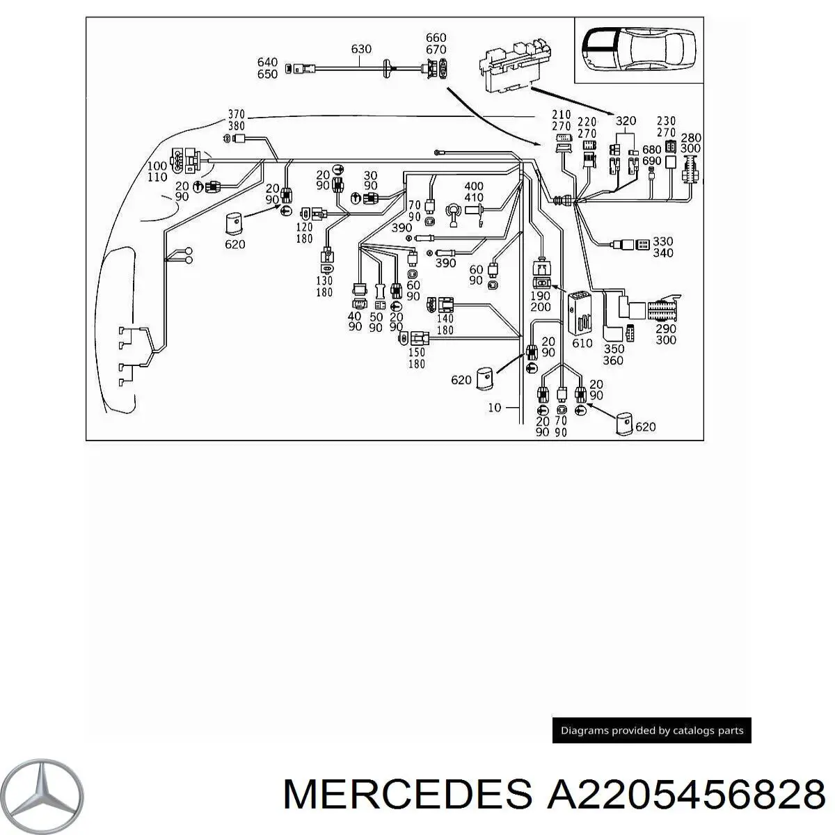 A2205456828 Mercedes 