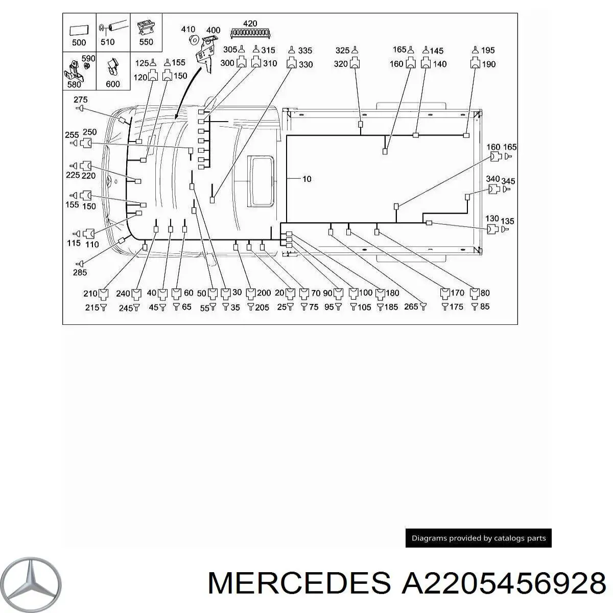 A2205456928 Mercedes 