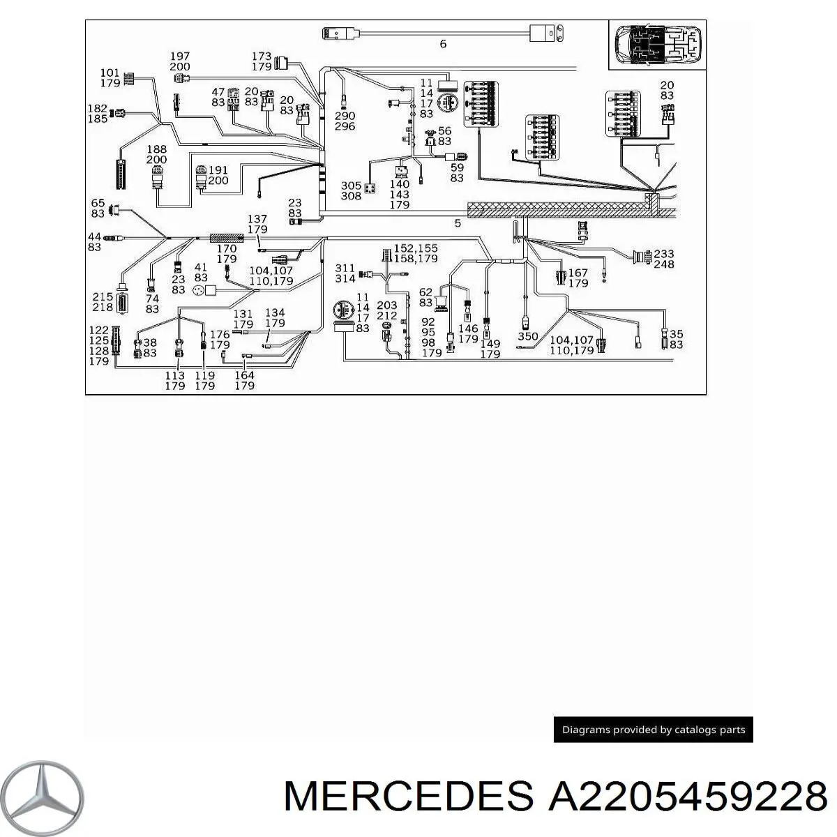 Купити A2205459228 Mercedes 