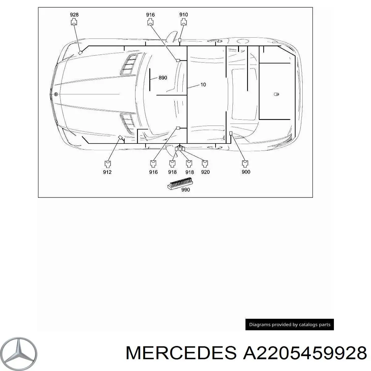 A2205459928 Mercedes 