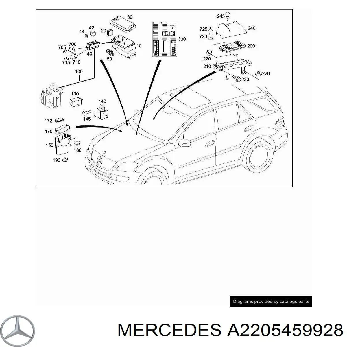 Купити A2205459928 Mercedes 
