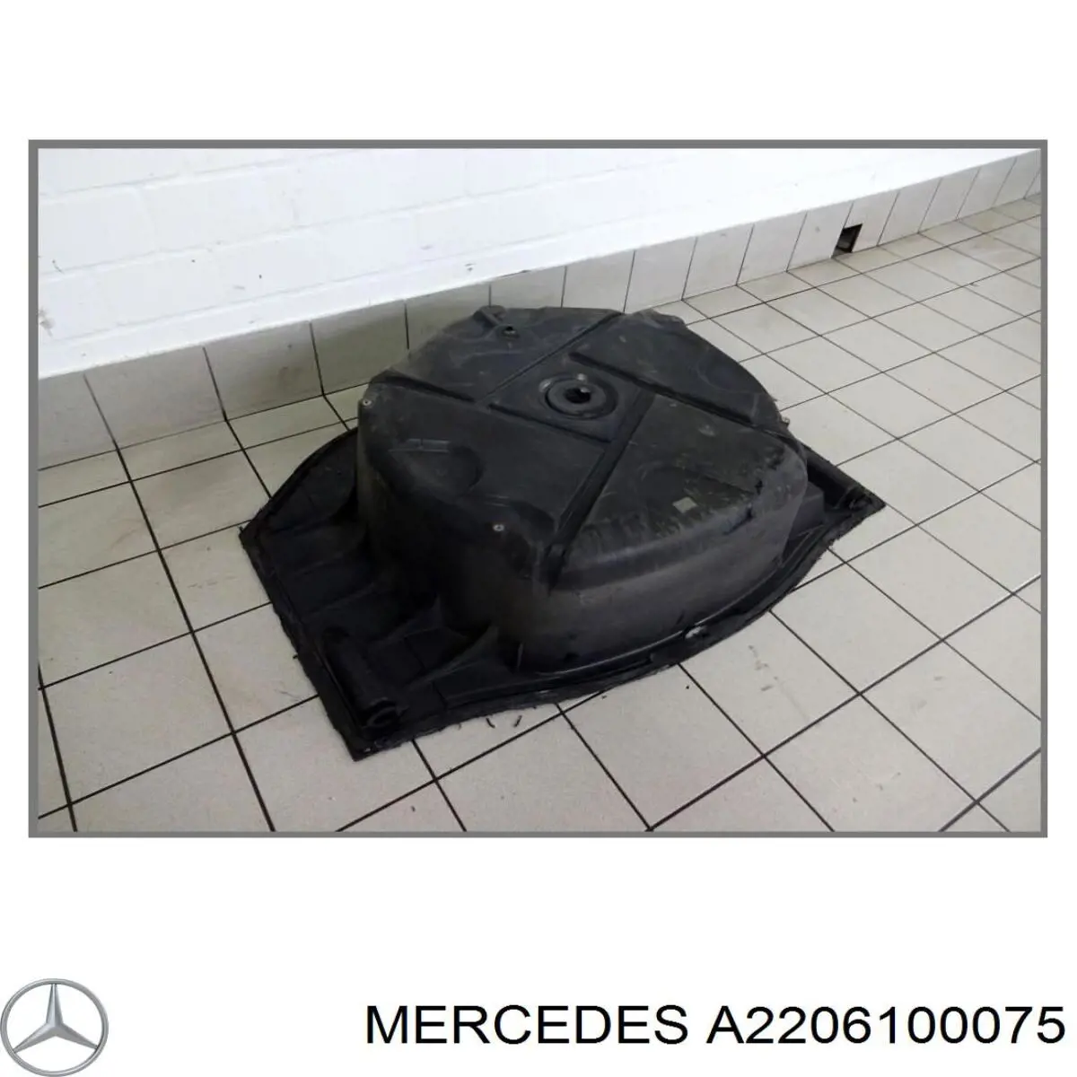 A2206100075 Mercedes Днище багажника / ніша запасного колеса