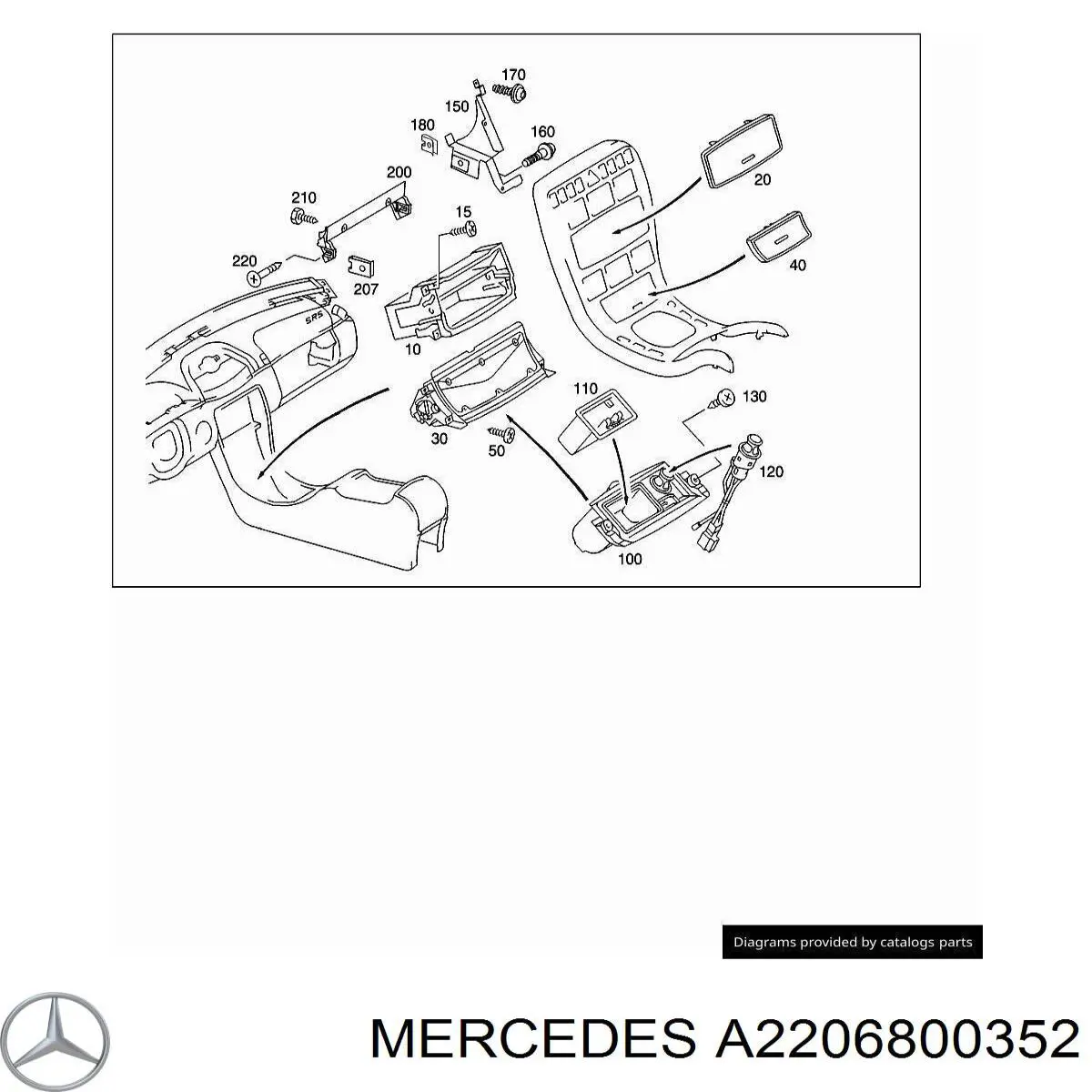 A2206800352 Mercedes 