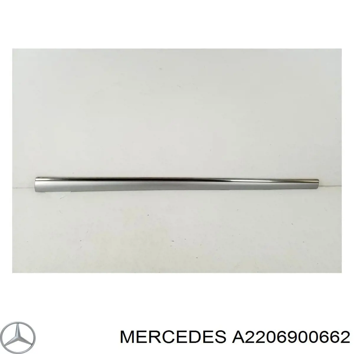 Купити A2206900662 Mercedes Молдинг передньої правої двері, верхній